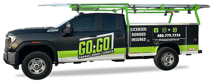 GOGO Garage Door Services Truck