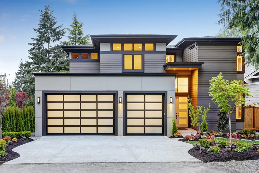 modern japanese style garage door