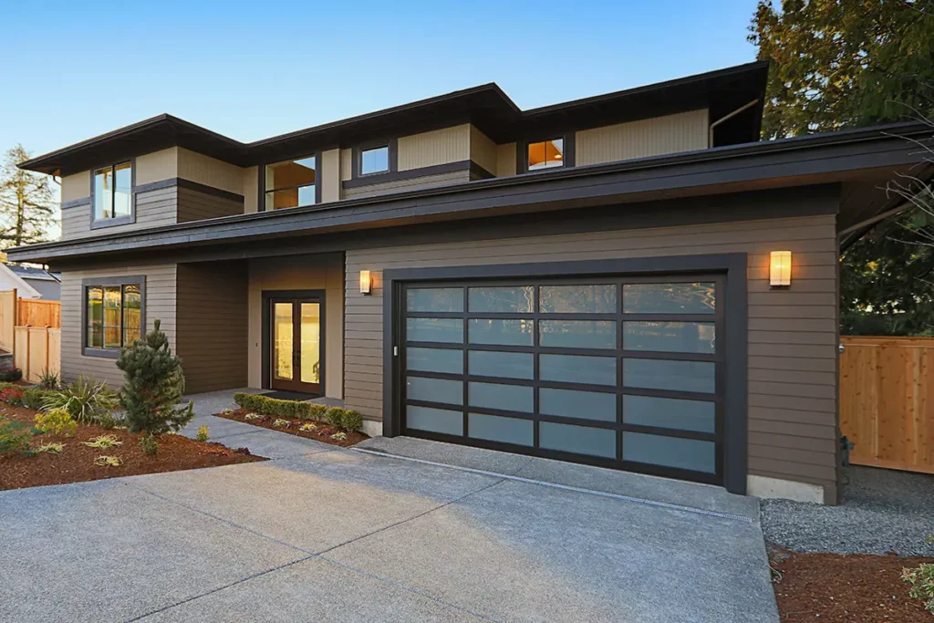 modern japanese style garage door