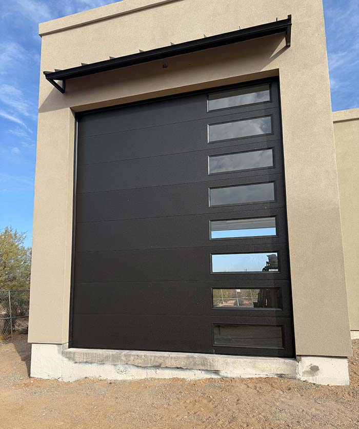 Custom RV Garage Door with Windows in Phoenix